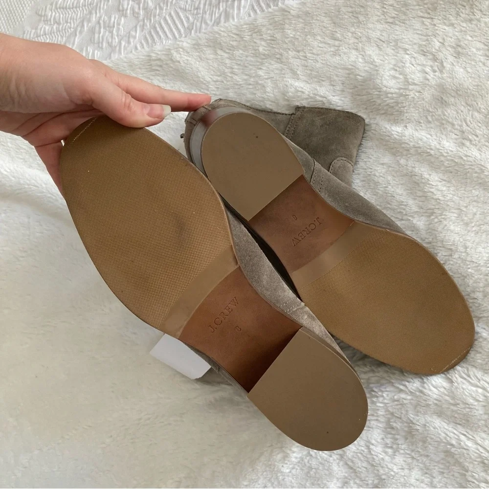 J. Crew gray shearling Ankle Boots - Picture 12 of 13